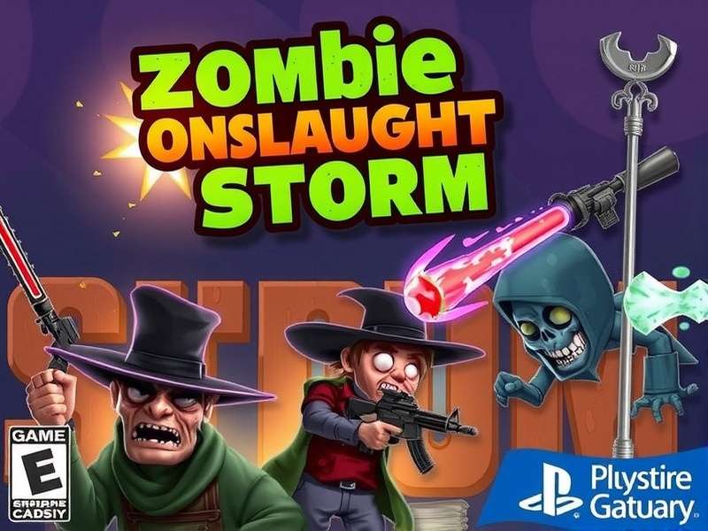 Zombie Onslaught Storm Game Cover